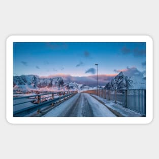 Hamnoy Bridge Sticker